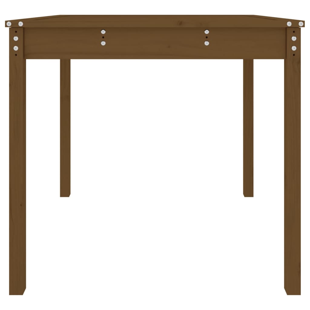 Tuintafel 82,5X82,5X76 Cm Massief Grenenhout Honingbruin