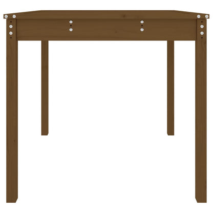 Tuintafel 82,5X82,5X76 Cm Massief Grenenhout Honingbruin