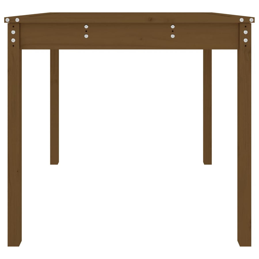 Tuintafel 82,5X82,5X76 Cm Massief Grenenhout Honingbruin