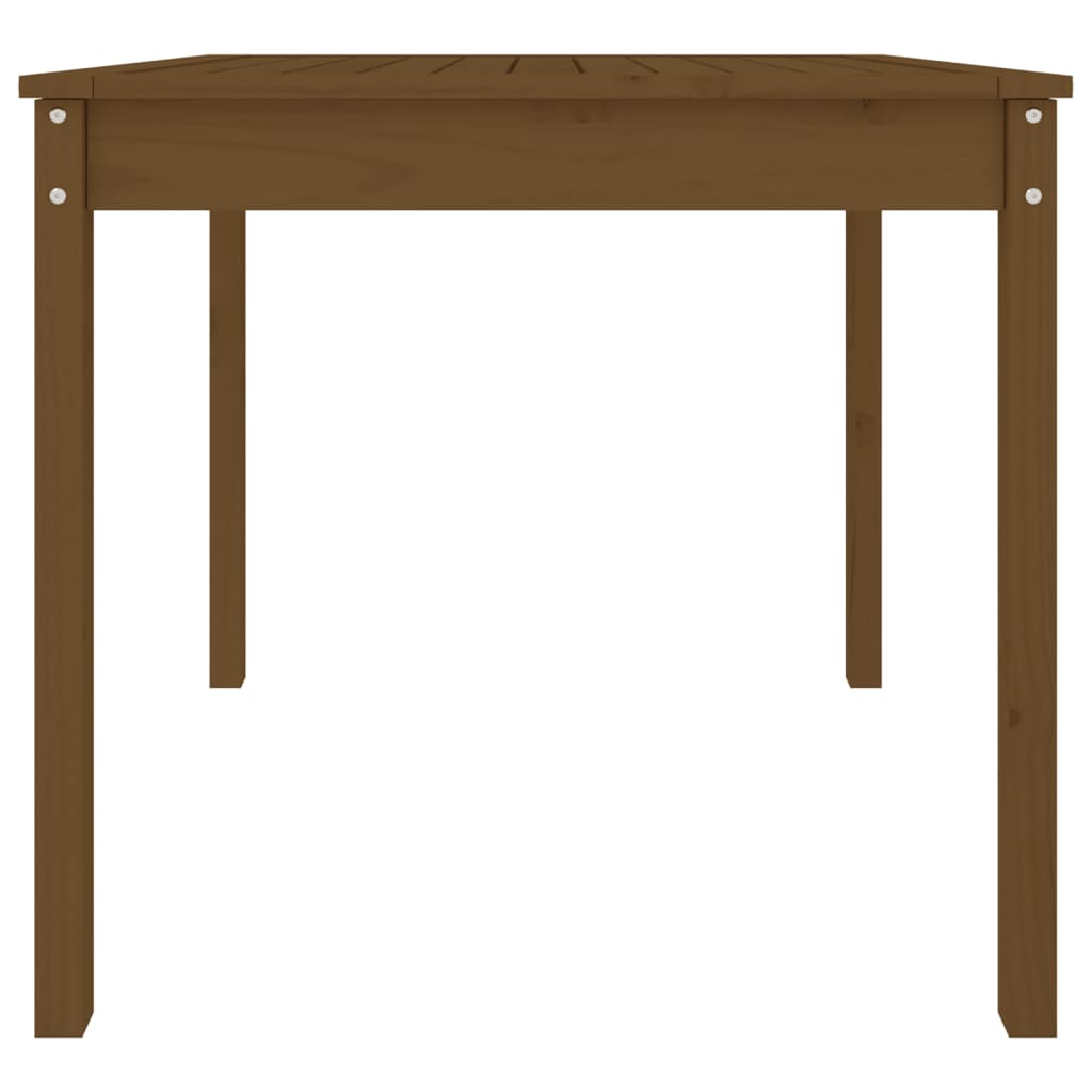 Tuintafel 82,5X82,5X76 Cm Massief Grenenhout Honingbruin