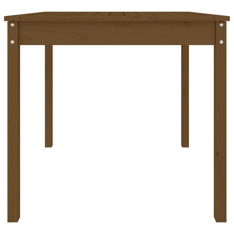 Tuintafel 82,5X82,5X76 Cm Massief Grenenhout Honingbruin