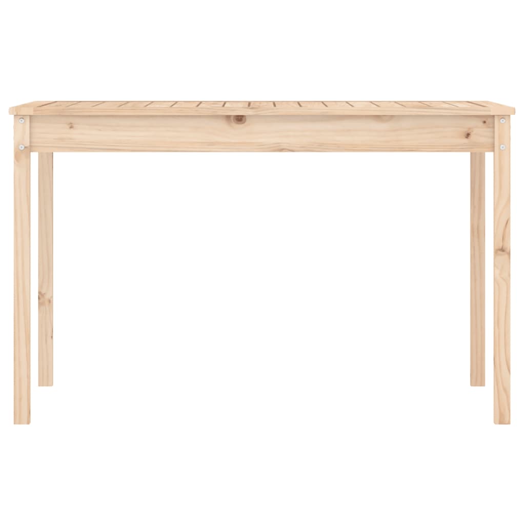 Tuintafel 2X82,5X76 Cm Massief Grenenhout 121 x 82.5 x 76 cm Natuurlijk grenenhout