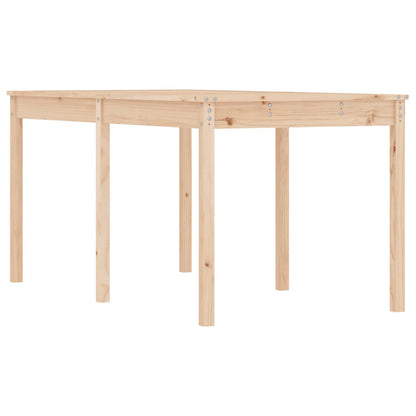 Tuintafel 59,5X82,5X76 Cm Massief Grenenhout 159.5 x 82.5 x 76 cm Natuurlijk grenenhout