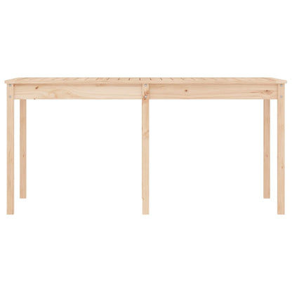 Tuintafel 59,5X82,5X76 Cm Massief Grenenhout 159.5 x 82.5 x 76 cm Natuurlijk grenenhout