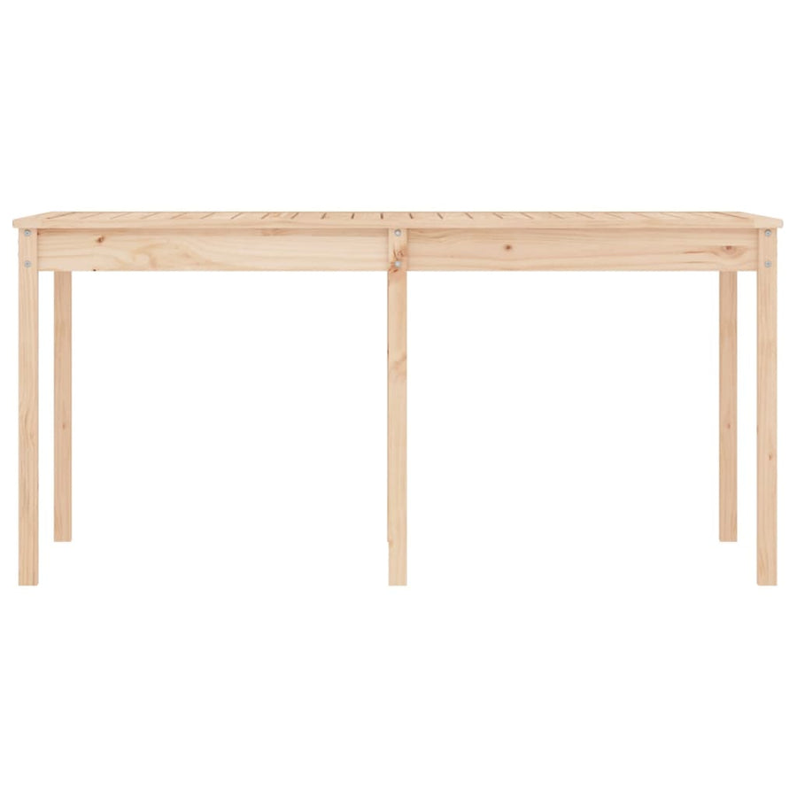 Tuintafel 59,5X82,5X76 Cm Massief Grenenhout 159.5 x 82.5 x 76 cm Natuurlijk grenenhout