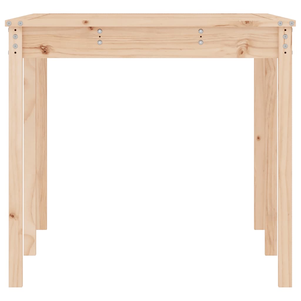 Tuintafel 59,5X82,5X76 Cm Massief Grenenhout 159.5 x 82.5 x 76 cm Natuurlijk grenenhout