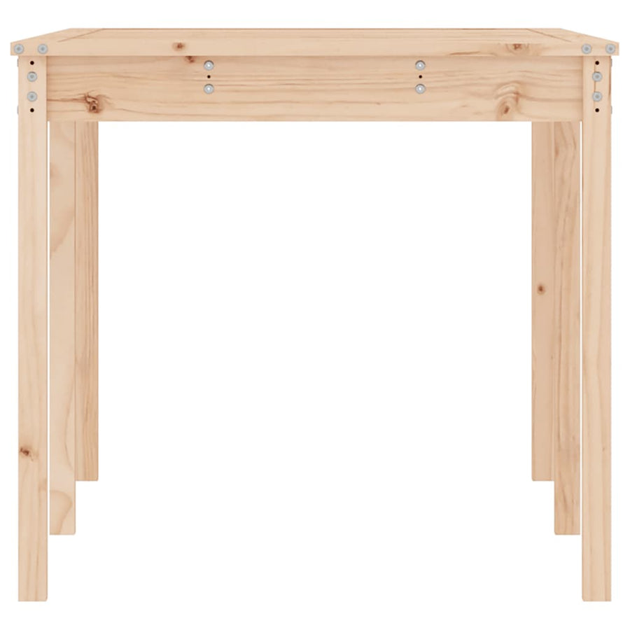 Tuintafel 59,5X82,5X76 Cm Massief Grenenhout 159.5 x 82.5 x 76 cm Natuurlijk grenenhout