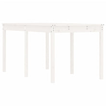 Tuintafel 59,5X82,5X76 Cm Massief Grenenhout Wit 159.5 x 82.5 x 76 cm Wit grenenhout