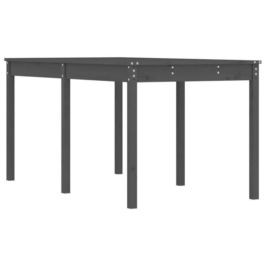 Tuintafel 159,5X82,5X76 Cm Massief Grenenhout Grijs