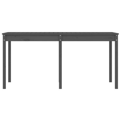 Tuintafel 159,5X82,5X76 Cm Massief Grenenhout Grijs