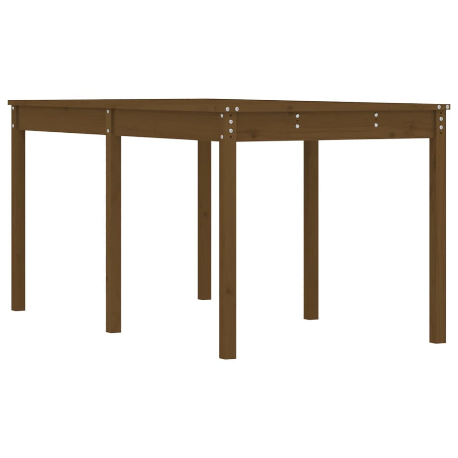 Tuintafel 159,5X82,5X76 Cm Massief Grenenhout Honingbruin