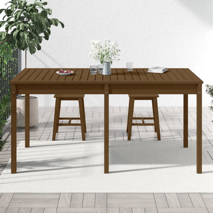 Tuintafel 159,5X82,5X76 Cm Massief Grenenhout Honingbruin