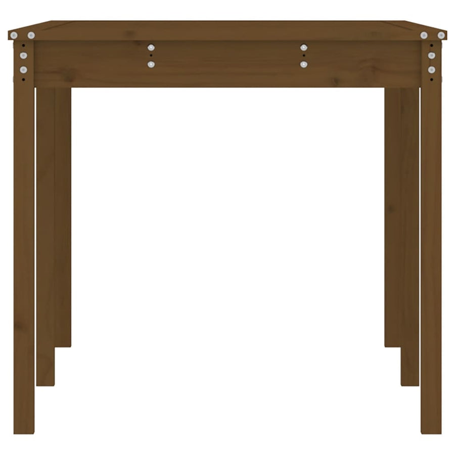 Tuintafel 159,5X82,5X76 Cm Massief Grenenhout Honingbruin