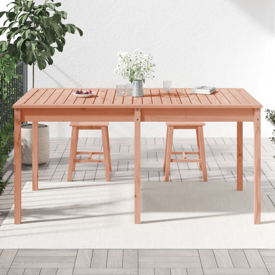 Tuintafel 59,5X82,5X76 Cm Massief Douglashout 159.5 x 82.5 x 76 cm Natuurlijk douglashout