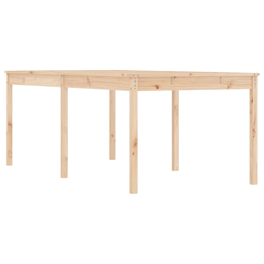 Tuintafel 203,5X00X76 Cm Massief Grenenhout 203.5 x 100 x 76 cm Natuurlijk grenenhout