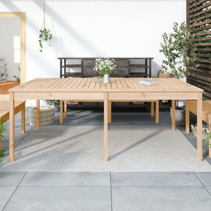Tuintafel 203,5X00X76 Cm Massief Grenenhout 203.5 x 100 x 76 cm Natuurlijk grenenhout