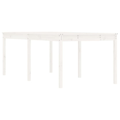 Tuintafel 203,5X100X76 Cm Massief Grenenhout Wit