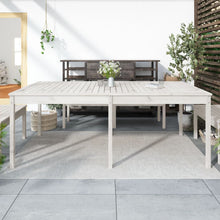 Tuintafel 203,5X100X76 Cm Massief Grenenhout Wit