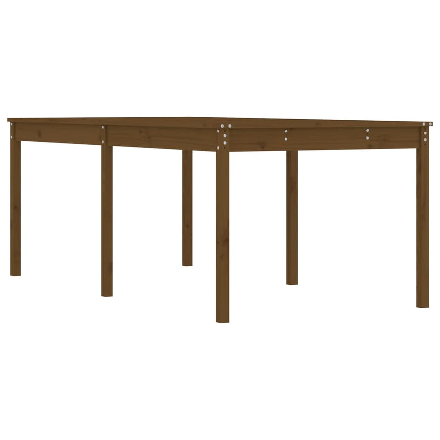 Tuintafel 203,5X100X76 Cm Massief Grenenhout Honingbruin
