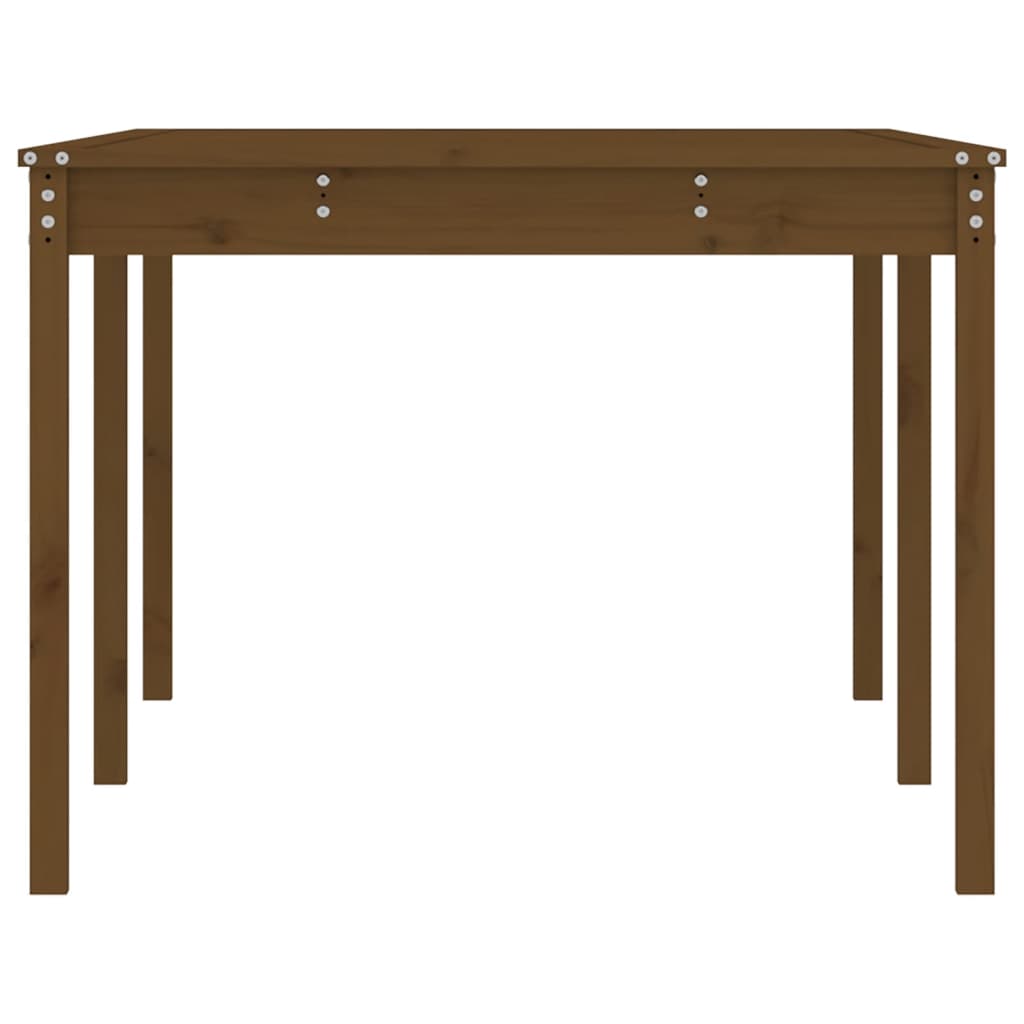Tuintafel 203,5X100X76 Cm Massief Grenenhout Honingbruin