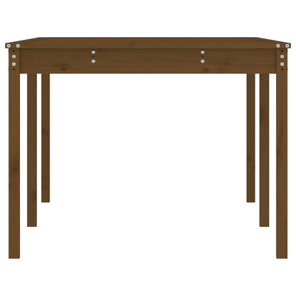 Tuintafel 203,5X100X76 Cm Massief Grenenhout Honingbruin