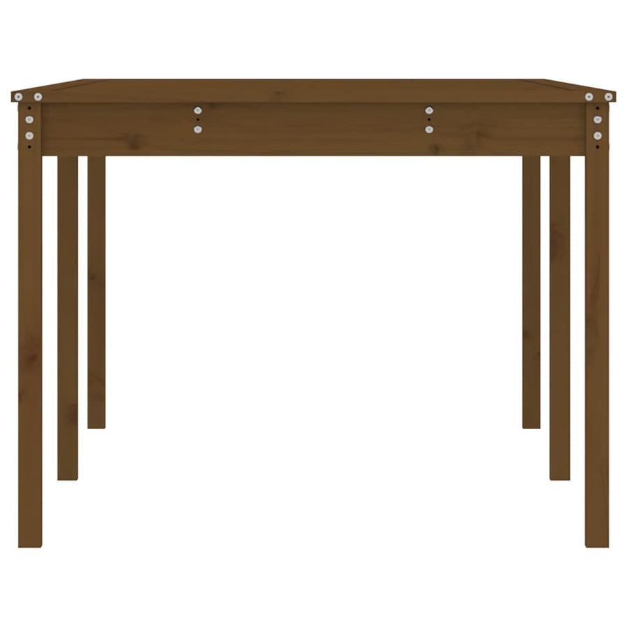 Tuintafel 203,5X100X76 Cm Massief Grenenhout Honingbruin