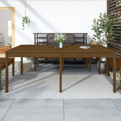 Tuintafel 203,5X100X76 Cm Massief Grenenhout Honingbruin