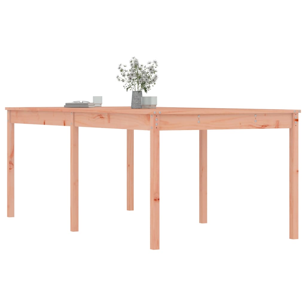 Tuintafel 203,5X00X76 Cm Massief Douglashout 203.5 x 100 x 76 cm Natuurlijk douglashout