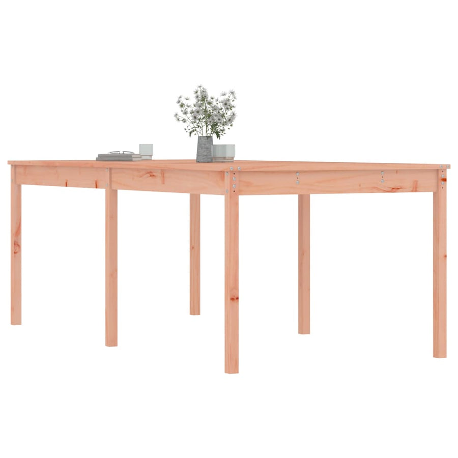 Tuintafel 203,5X00X76 Cm Massief Douglashout 203.5 x 100 x 76 cm Natuurlijk douglashout