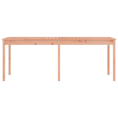 Tuintafel 203,5X00X76 Cm Massief Douglashout 203.5 x 100 x 76 cm Natuurlijk douglashout