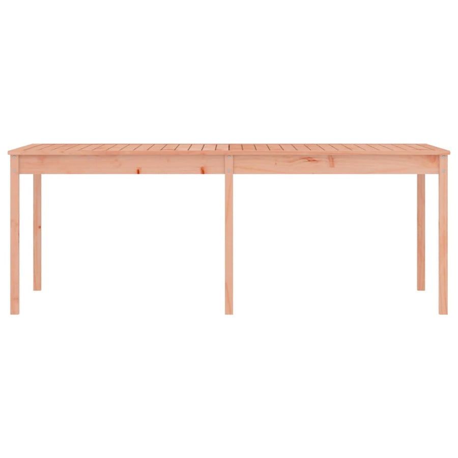 Tuintafel 203,5X00X76 Cm Massief Douglashout 203.5 x 100 x 76 cm Natuurlijk douglashout