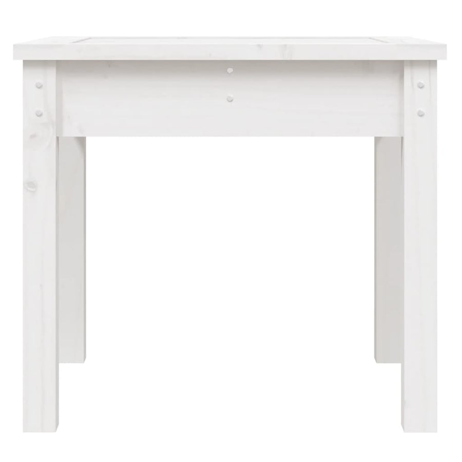 Tuinbank Massief Grenenhout Wit 50 x 44 x 45 cm Wit grenenhout
