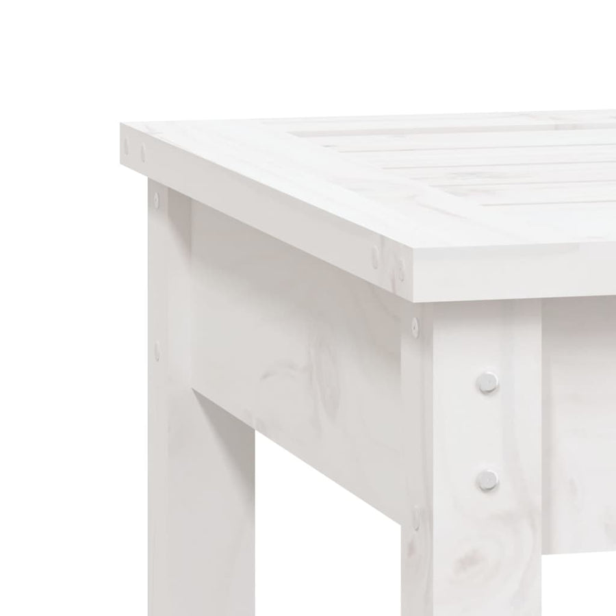 Tuinbank Massief Grenenhout Wit 50 x 44 x 45 cm Wit grenenhout