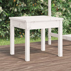Garden bench 50x44x45 cm solid pine wood white