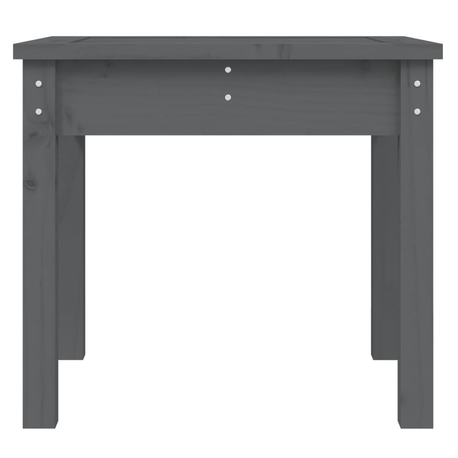 Tuinbank Massief Grenenhout Grijs 50 x 44 x 45 cm Grijs grenenhout
