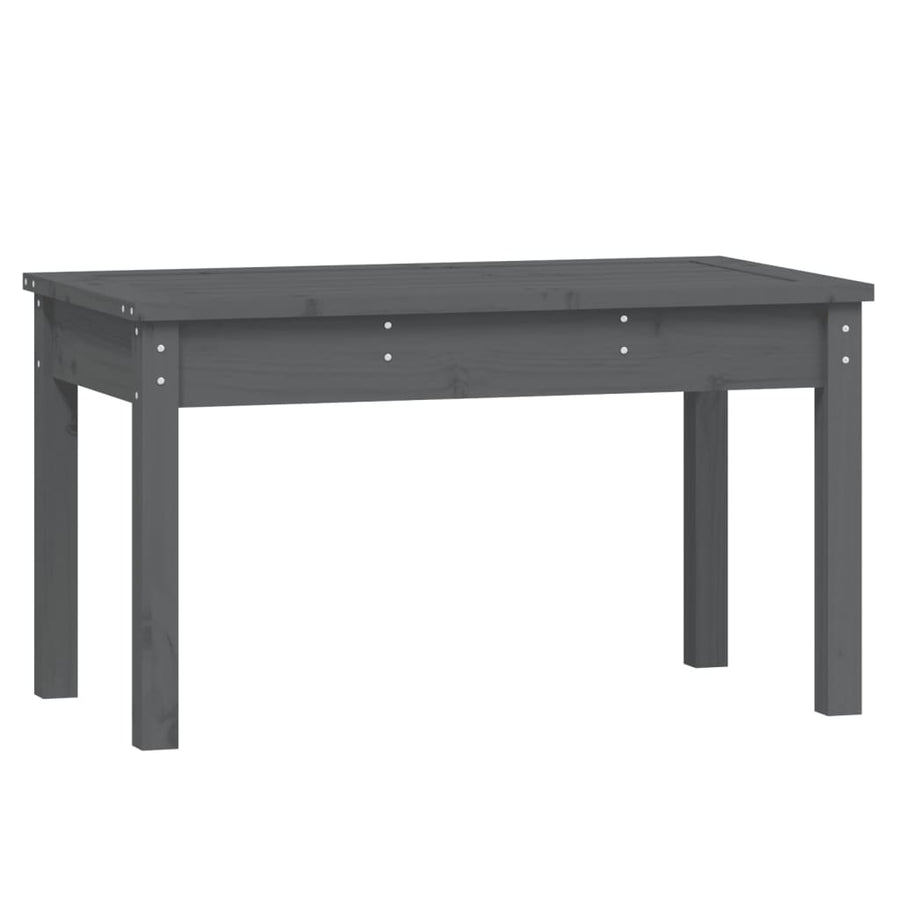 Tuinbank Massief Grenenhout Grijs 80 x 44 x 45 cm Grijs grenenhout