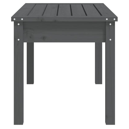 Tuinbank Massief Grenenhout Grijs 80 x 44 x 45 cm Grijs grenenhout