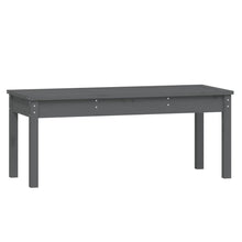 Tuinbank Massief Grenenhout Grijs 109 x 44 x 45 cm Grijs grenenhout