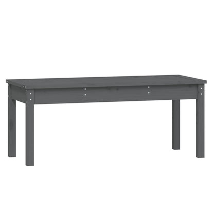 Tuinbank Massief Grenenhout Grijs 109 x 44 x 45 cm Grijs grenenhout