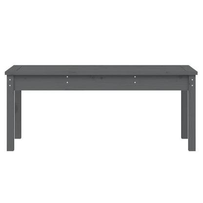 Tuinbank Massief Grenenhout Grijs 109 x 44 x 45 cm Grijs grenenhout