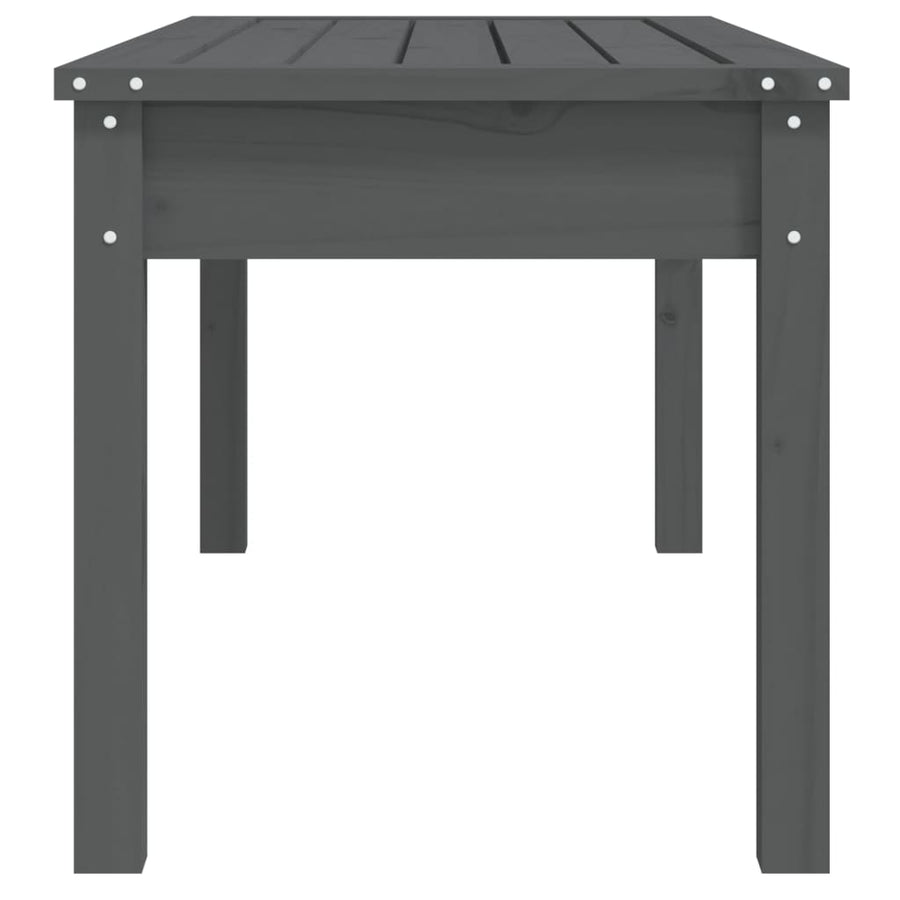 Tuinbank Massief Grenenhout Grijs 109 x 44 x 45 cm Grijs grenenhout