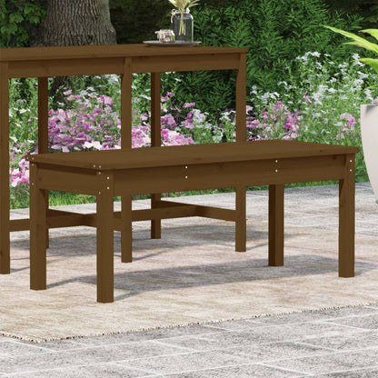 Tuinbank Massief Grenenhout Honingbruin 109 x 44 x 45 cm Honingbruin grenenhout