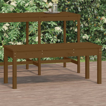 Tuinbank Massief Grenenhout Honingbruin 109 x 44 x 45 cm Honingbruin grenenhout