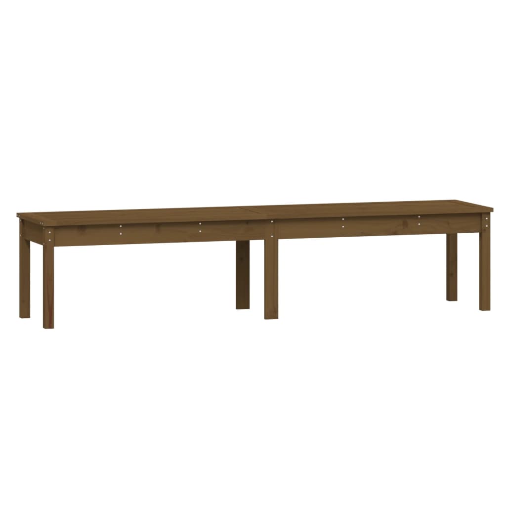 Tuinbank 2-Zits 203,5X44X45 Cm Massief Grenenhout Honingbruin 203.5 x 44 x 45 cm Honingbruin grenenhout