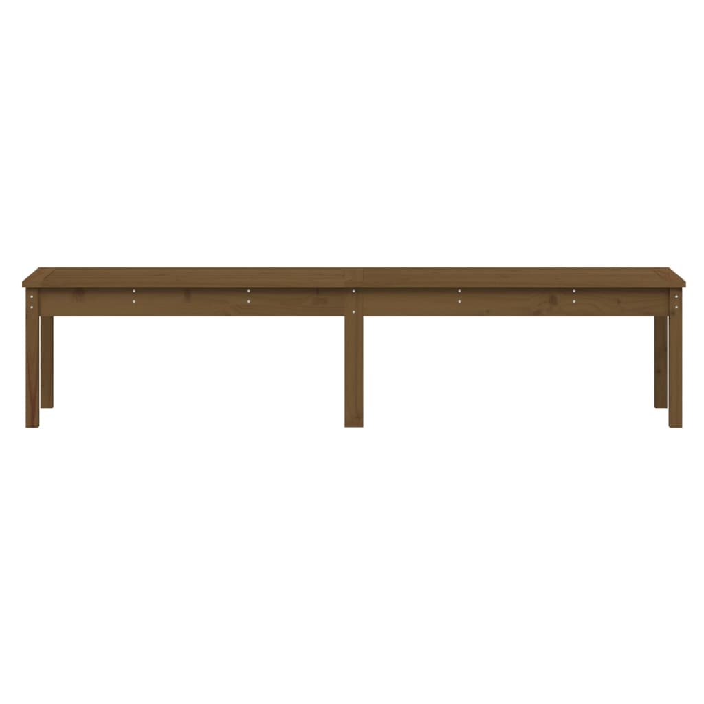 Tuinbank 2-Zits 203,5X44X45 Cm Massief Grenenhout Honingbruin 203.5 x 44 x 45 cm Honingbruin grenenhout