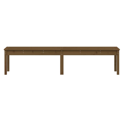 Tuinbank 2-Zits 203,5X44X45 Cm Massief Grenenhout Honingbruin 203.5 x 44 x 45 cm Honingbruin grenenhout