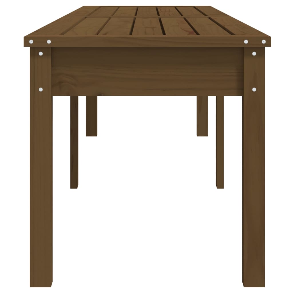 Tuinbank 2-Zits 203,5X44X45 Cm Massief Grenenhout Honingbruin 203.5 x 44 x 45 cm Honingbruin grenenhout