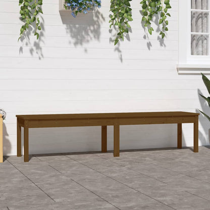 Tuinbank 2-Zits 203,5X44X45 Cm Massief Grenenhout Honingbruin 203.5 x 44 x 45 cm Honingbruin grenenhout