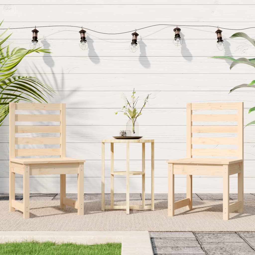 Tuinstoelen 40,5X48X91,5 Cm Massief Grenenhout 40.5 x 48 x 91.5 cm Natuurlijk grenenhout