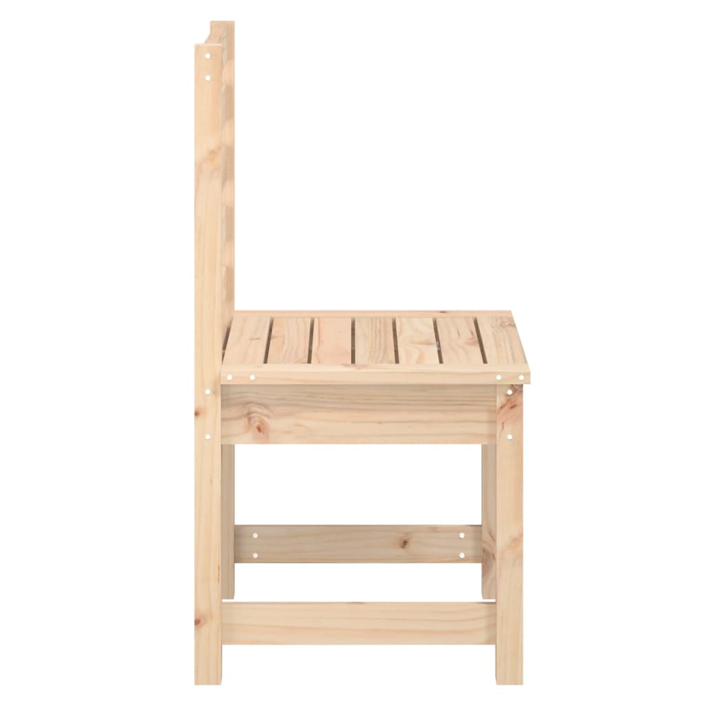 Tuinstoelen 40,5X48X91,5 Cm Massief Grenenhout 40.5 x 48 x 91.5 cm Natuurlijk grenenhout
